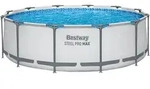 Steel Pro MAXTM Solo Pool ohne Zubeh&ouml;r &Oslash; 366 x 100 cm, lichtgrau, rund