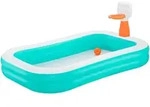 Family Pool Dunk N' SplashTM mit Basketballk&ouml;rben 251 x 168 x 102 cm