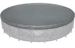 Winterfeste Premium Abdeckplane &Oslash; 671 cm, grau, rund