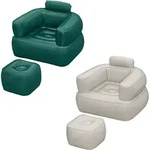 Luftsessel Comfi CuberTM mit Fu&szlig;hocker 107 x 99 x 80 cm, sortiert