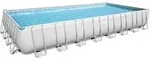 Power SteelTM Solo Pool ohne Zubeh&ouml;r 956 x 488 x 132 cm, lichtgrau, eckig