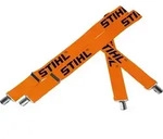 Stihl Hosentr&auml;ger / Metallklips mit Kunststoffinlay - 110 - orange - unisex