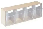 STALA Klappsichtboxen - 4 / 167 / 208 - beige