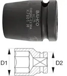 Kraft-Steckschl&uuml;ssel-Einsatz Sechskant 1/2" - 48 / 36 mm / 330