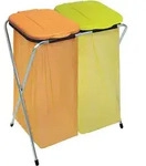 M&uuml;llsackst&auml;nder massiv - 2 M&uuml;lls&auml;cke je 60 - 130 l / Zweisackfix