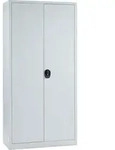 Stahl-Fl&uuml;gelt&uuml;renschrank Serie 89 light - lichtgrau RAL 7035