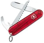 Taschenmesser MY FIRST VICTORINOX H - rot transparent