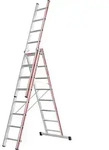 Mehrzweckleiter 3-teilig 4047 - 33,4 / 4,11 - 9,72 / 3 x 14