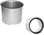 Bertrams Wandfutter doppelt - 150 - silber