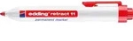 Permanentmarker retract 11 - rot
