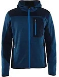 Strickjacke mit Softshell 4930 - L / Blau
