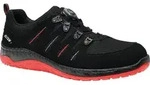Sicherheitshalbschuh MADDOX BOA black-red Low ESD - 42 - schwarz / rot