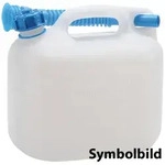 Wasserkanister ECO mit Auslaufrohr - 290 / 480 / 331,5 - natur
