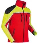 Jacke FOREST LIGHT - S - rot - neongelb
