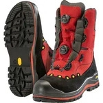 Schnittschutzschuh BOA - 46 - rot / schwarz