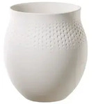 Villeroy & Boch Manufacture Collier Vase Perle 18 cm - Blanc