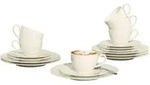 Seltmann Weiden Zo&eacute; Fine Diamond Kaffeeservice 18-teilig