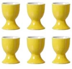 Ritzenhoff & Breker DOPPIO Eierbecher 6er Set - Gelb