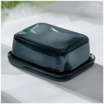 like. by Villeroy & Boch Lave gris Butterdose 15 x 12 x 6,5 cm