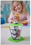 Leonardo BAMBINI 2er Set Kinderbecher mit Deckel 'L&ouml;we' & 'Panda'