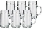 St&ouml;lzle Oberglas STYRIA Bierkrug 0,5 l 6er Set
