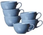 Ritzenhoff & Breker Levi Kaffeetasse 220 ml 6er Set - Blau