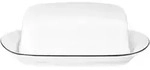 Seltmann Weiden Lido Black Line Butterdose 18,5 x 13,5 x 6,1 cm