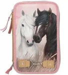 Miss Melody 3-Fach Federtasche DUSTY ROSE inkl. Stifte