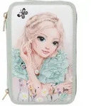 TOPModel 3-Fach Federtasche mit Stickerei SUMMER FEELING inkl. Stifte
