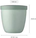 Mepal ELLIPSE Snackpot 500 ml - Nordic Sage
