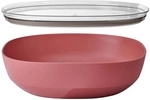 Mepal SILUETA Servierschale mit Deckel 4000 ml - Vivid Mauve