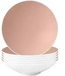 Seltmann Weiden Life Fashion Suppenteller &oslash; 20 cm 6er Set - Posh Rose