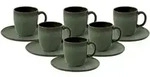 like. by Villeroy & Boch Lave Kaffeetasse mit Untertasse 190 ml 6er Set - Vert