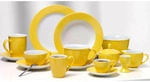 Ritzenhoff & Breker DOPPIO Espressotasse mit Untertasse 80 ml 6er Set - Gelb
