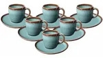 like. by Villeroy & Boch Lave Kaffeetasse mit Untertasse 190 ml 6er Set - Glac&eacute;
