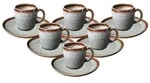 like. by Villeroy & Boch Lave Kaffeetasse mit Untertasse 190 ml 6er Set - Beige