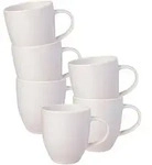 like. by Villeroy & Boch Crafted Kaffeebecher 358 ml 6er Set - Cotton