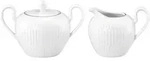 Seltmann Weiden Amina Milch- & Zucker-Set 2-teilig (klein) Wei&szlig; mit Goldrand