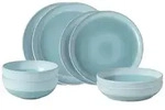 like. by Villeroy & Boch Perlemor Aqua Einsteiger-Set 8-teilig