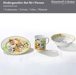 Ritzenhoff & Breker HOFTIERE Kindergeschirr mit Platzset