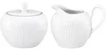 Seltmann Weiden Amina Milch- & Zucker-Set 2-teilig (gro&szlig;) Wei&szlig; mit Goldrand