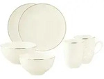 Seltmann Weiden Savona Fr&uuml;hst&uuml;cks-Set 6-teilig Goldlinie