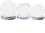 Seltmann Weiden Compact Blaurand Teller-Set 18-teilig