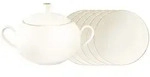 Seltmann Weiden Savona Suppen-Set 7-teilig Goldlinie
