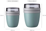 Mepal ELLIPSE Lunchpot Set 2-teilig - Nordic Sage