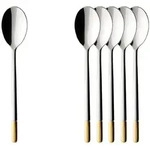 Villeroy & Boch Ella teilvergoldet Espressol&ouml;ffel 6er Set