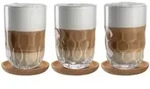 Leonardo GOCCE Latte Macchiato-Set mit Untersetzer 6-teilig