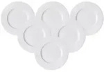 Villeroy & Boch Cellini Fr&uuml;hst&uuml;cksteller &oslash; 22 cm 6er Set
