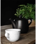 Seltmann Weiden Liberty Velvet Black Kanne mit St&ouml;vchen 1,6 l