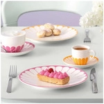 Villeroy & Boch Fleur Couleur Fr&uuml;hst&uuml;cksteller &oslash; 21,2 cm 6er Set - Cassis